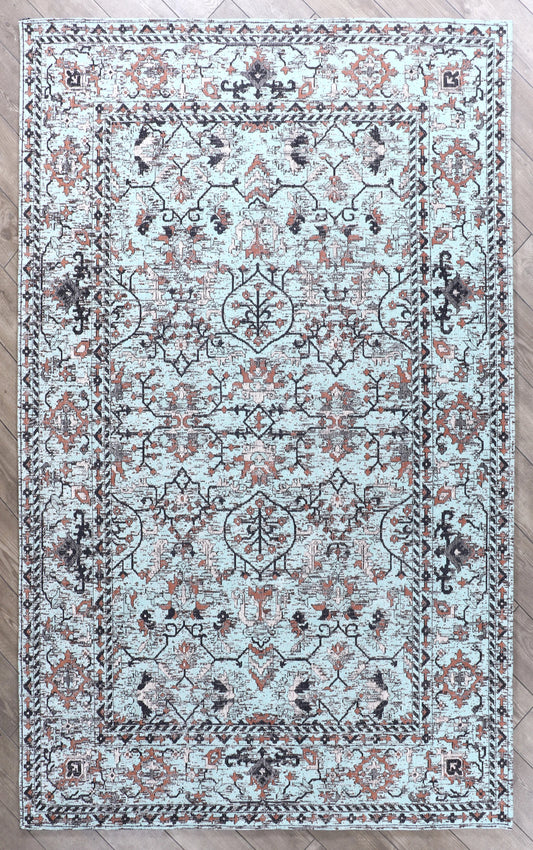 Traditional Blue Multi Rugs