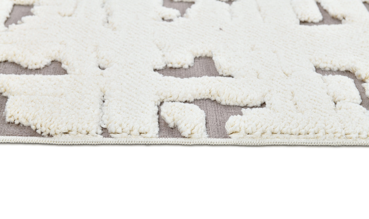 Madu Moroccan Ivory Rugs Abstract Geometric Pattern