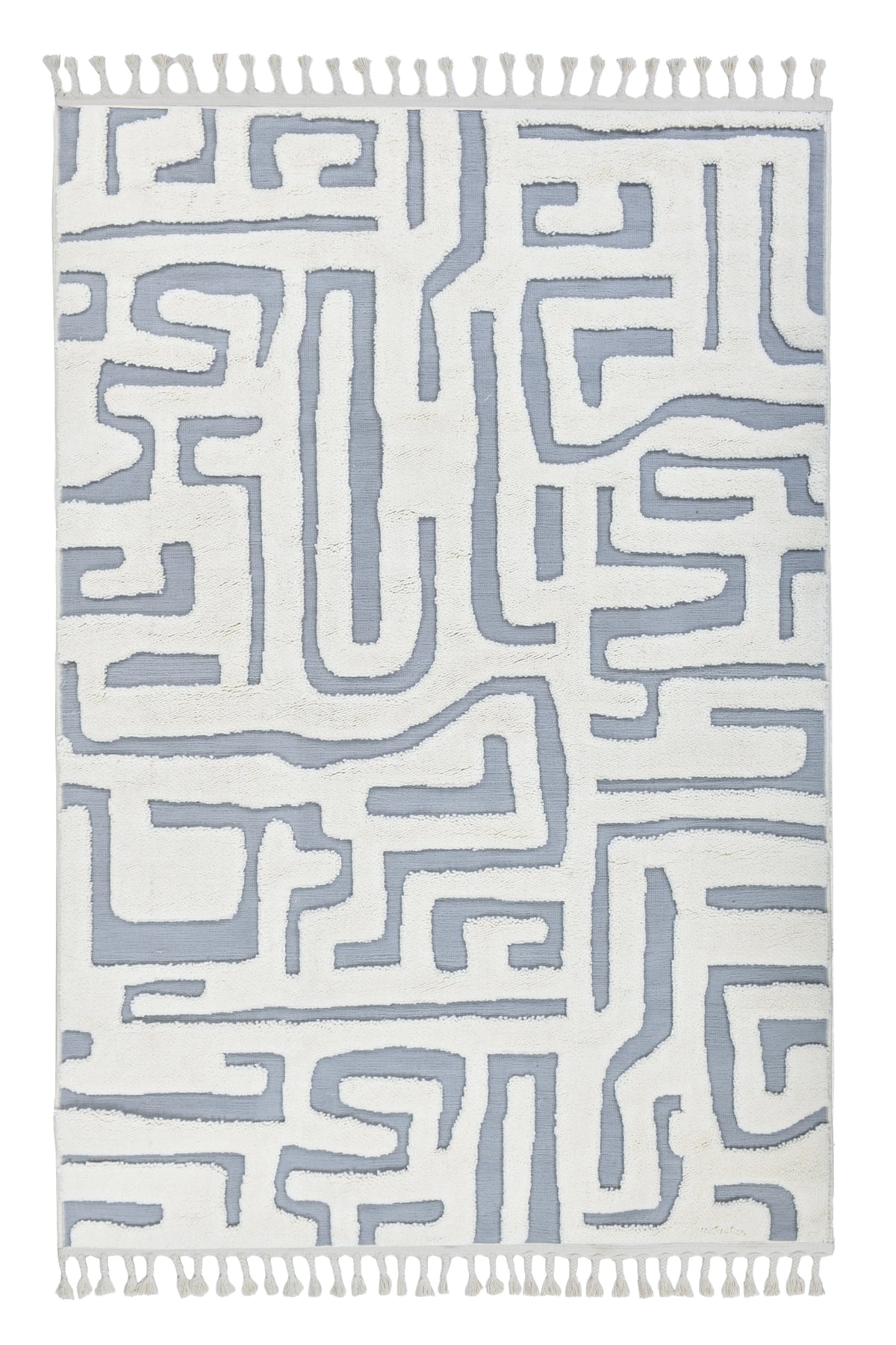 Madu Moroccan Inspired Abstract Design - Contemporary Cream & Grey rugs