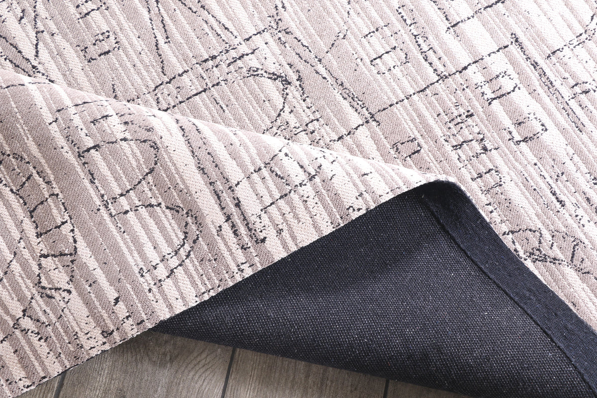 Modern Abstract Brown Rugs in textured Design