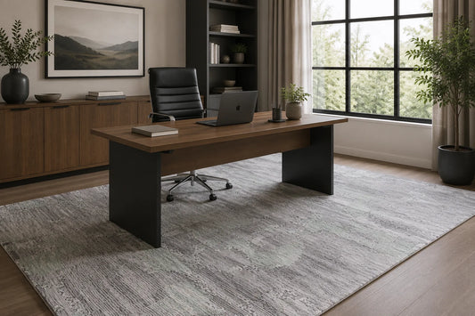 Modern High Low Grey Rugs | Textured pattern