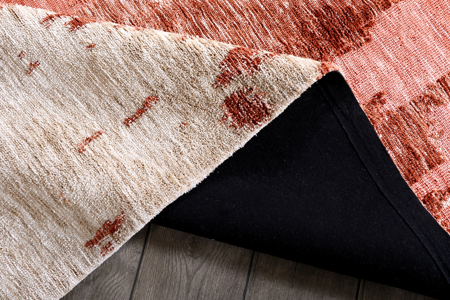 Modern High Low Wine Rugs | Abstract Design