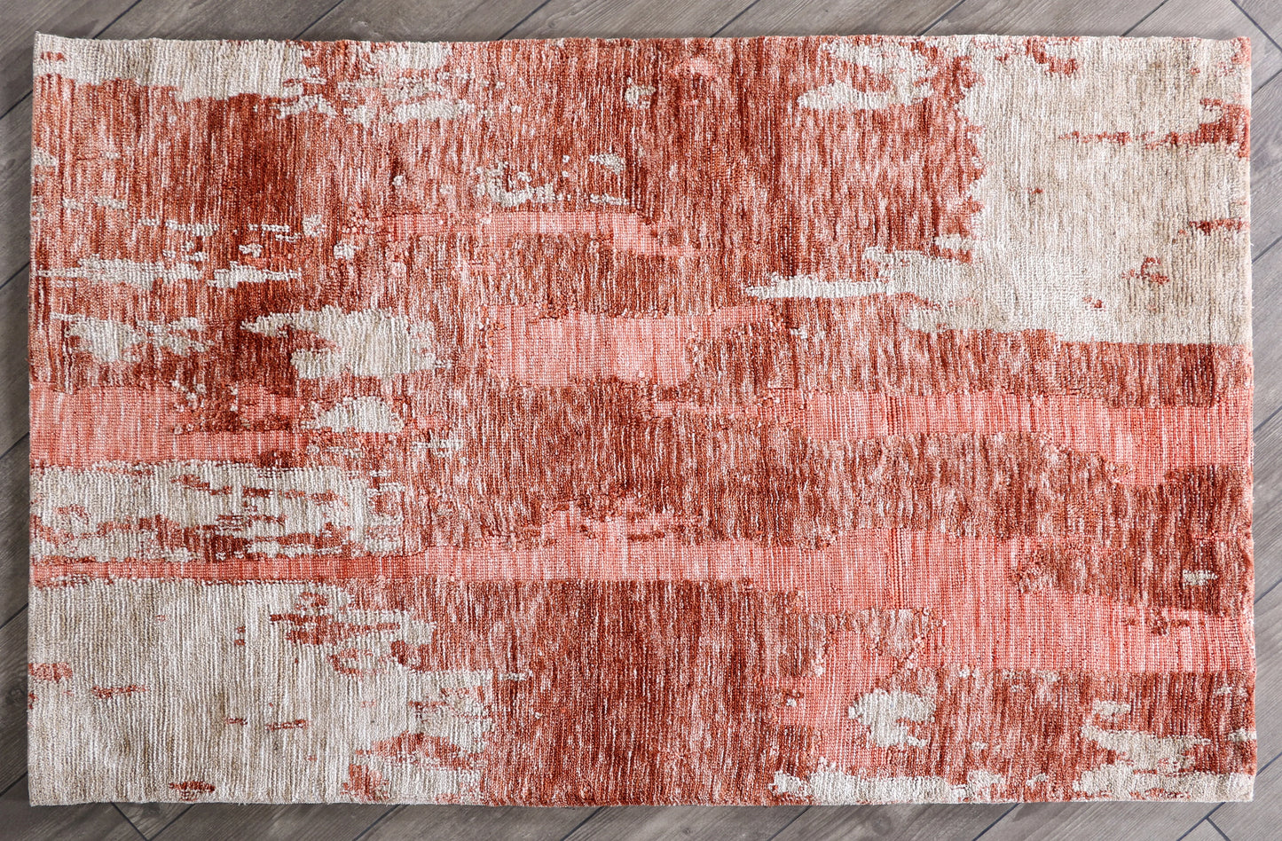 Modern High Low Wine Rugs | Abstract Design