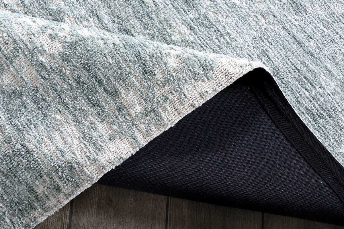 Modern High Low Petrol Rugs | Textured Design